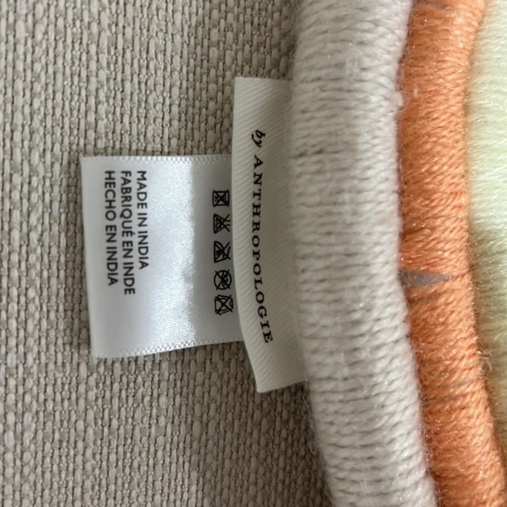Anthropologie Mandi Smethells~Woven Rainbow Wall Hanging